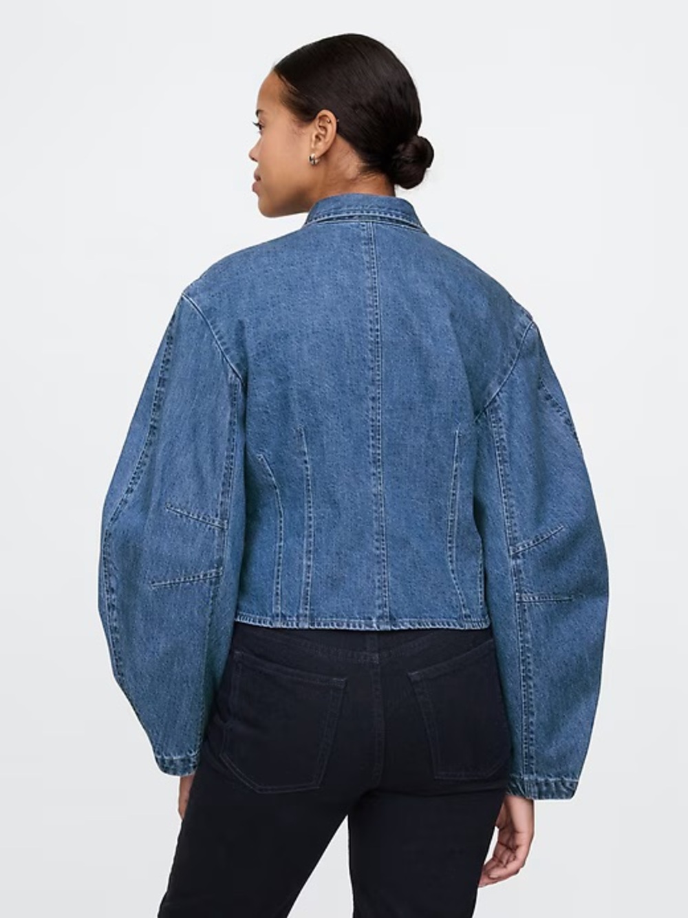 Gap Barrel Sleeve Denim Shirt - Picture 3 of 6